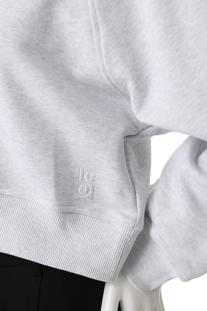 HER.(ハー)｜Le LOGO CROPPED TOP/グレー の通販｜ELLESHOP・(エル