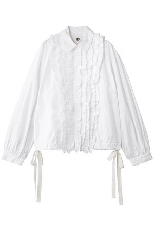 ハー/HER.のコットンリネンフリルブルゾン(110800/110802)