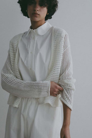 ハー/HER.のメッシュニットカーディガン(110300/110303)