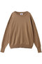C/Wクルーネックプルオーバー ハー/HER. キャメル