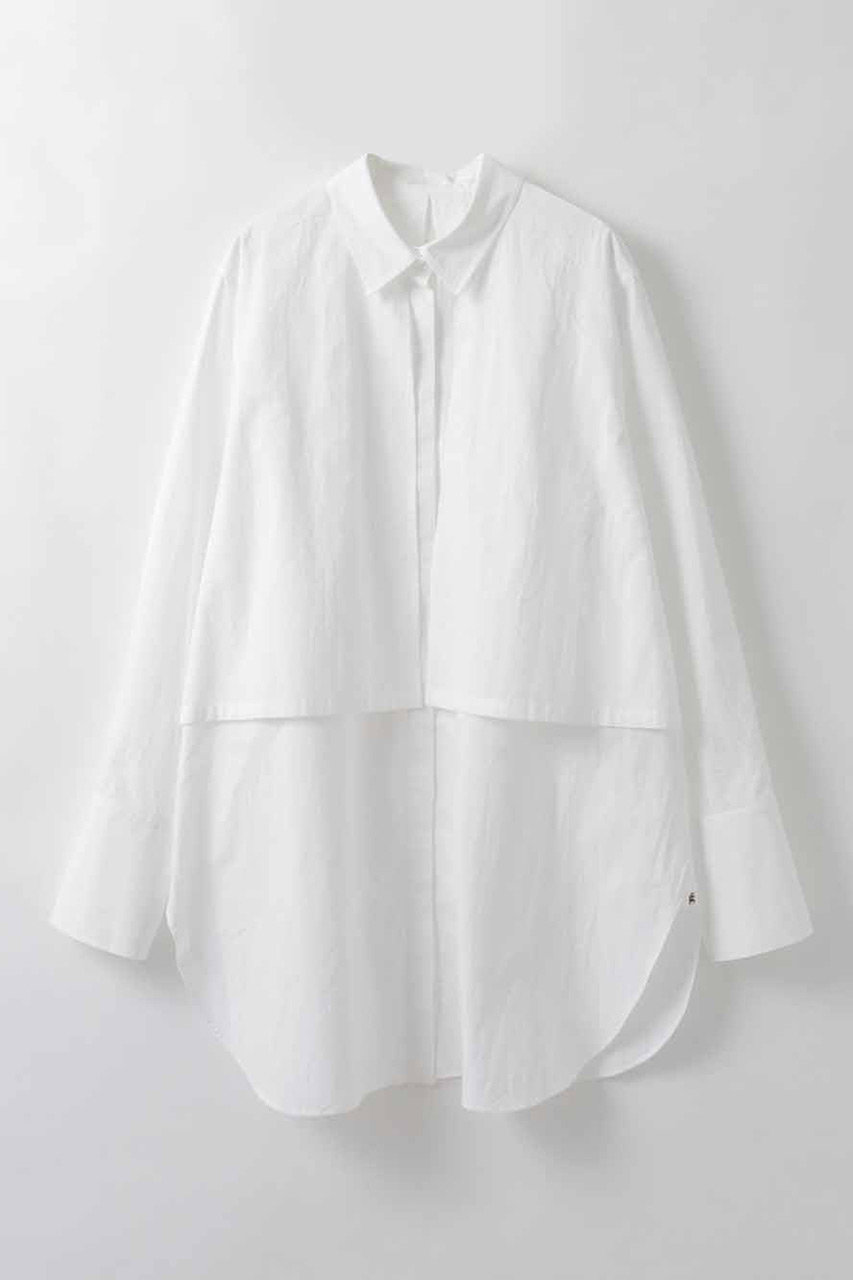 ハー/HER.の【1/22 12:00販売開始】レイヤードデザインシャツ(オフホワイト/7061712)