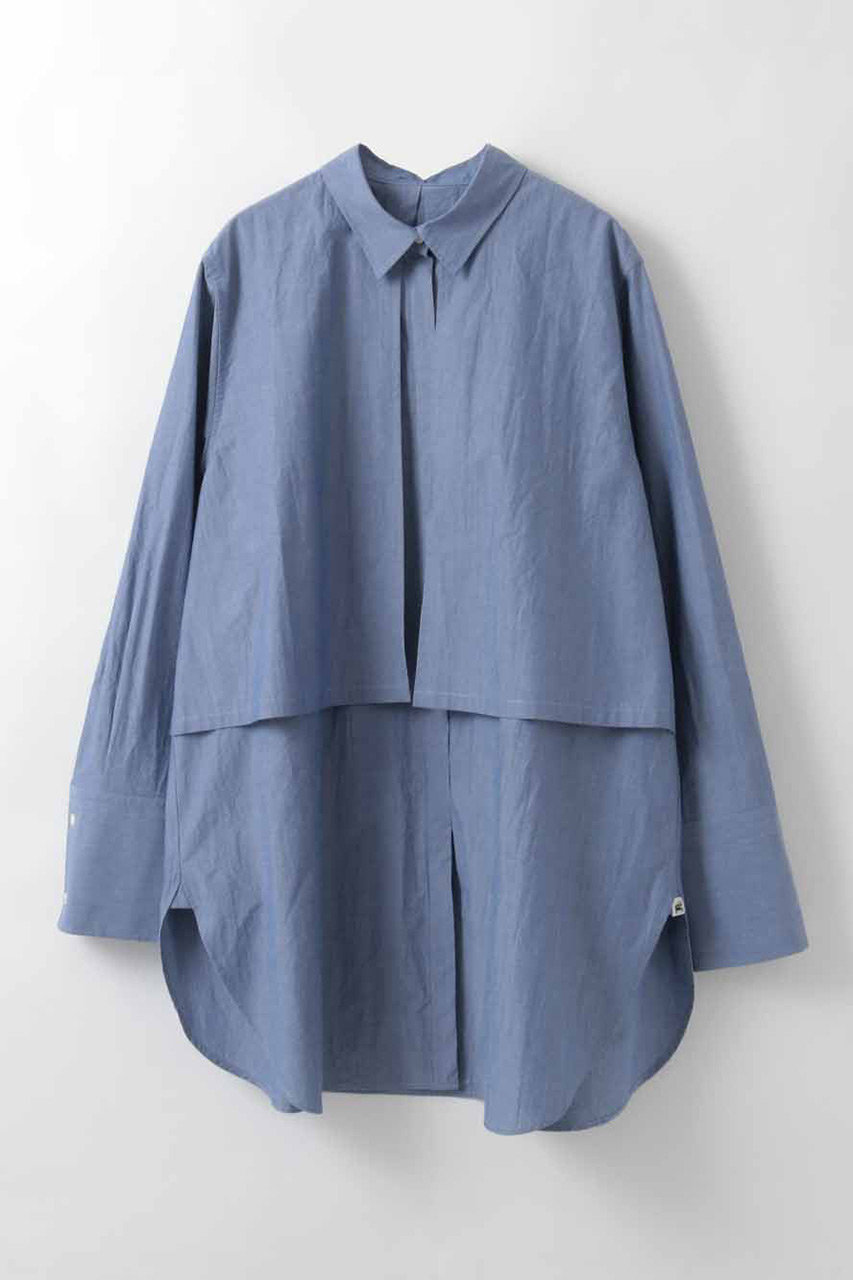 ハー/HER.の【1/22 12:00販売開始】レイヤードデザインシャツ(ブルー/7061712)