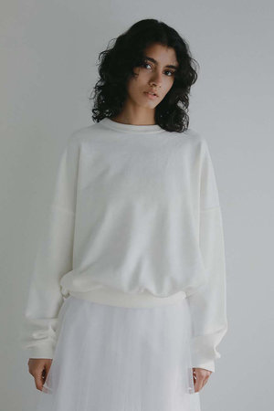 ハー/HER.の【1/15 12:00販売開始】コットンニュアンススウェット(110100/110105)