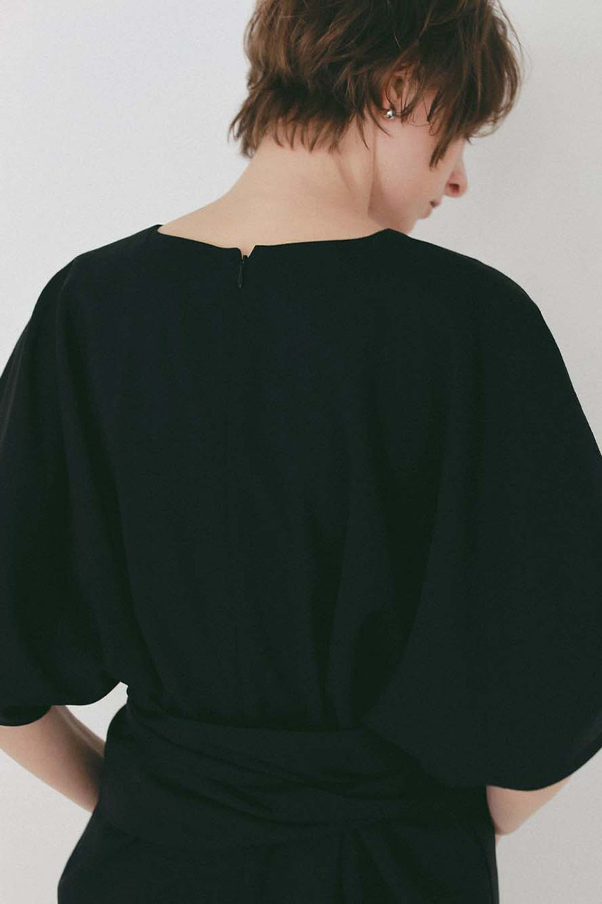 HER.(ハー)｜ウエストタックドレス/ブラック の通販｜ELLESHOP・(エル