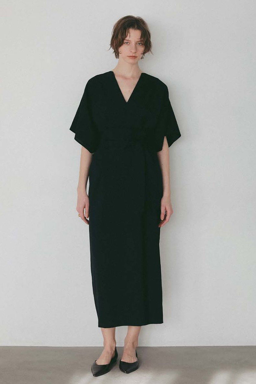 HER.(ハー)｜ウエストタックドレス/ブラック の通販｜ELLESHOP・(エル