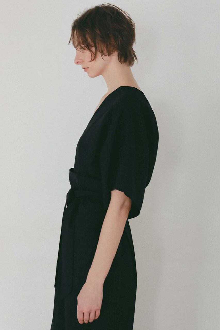 HER.(ハー)｜ウエストタックドレス/ブラック の通販｜ELLESHOP・(エル
