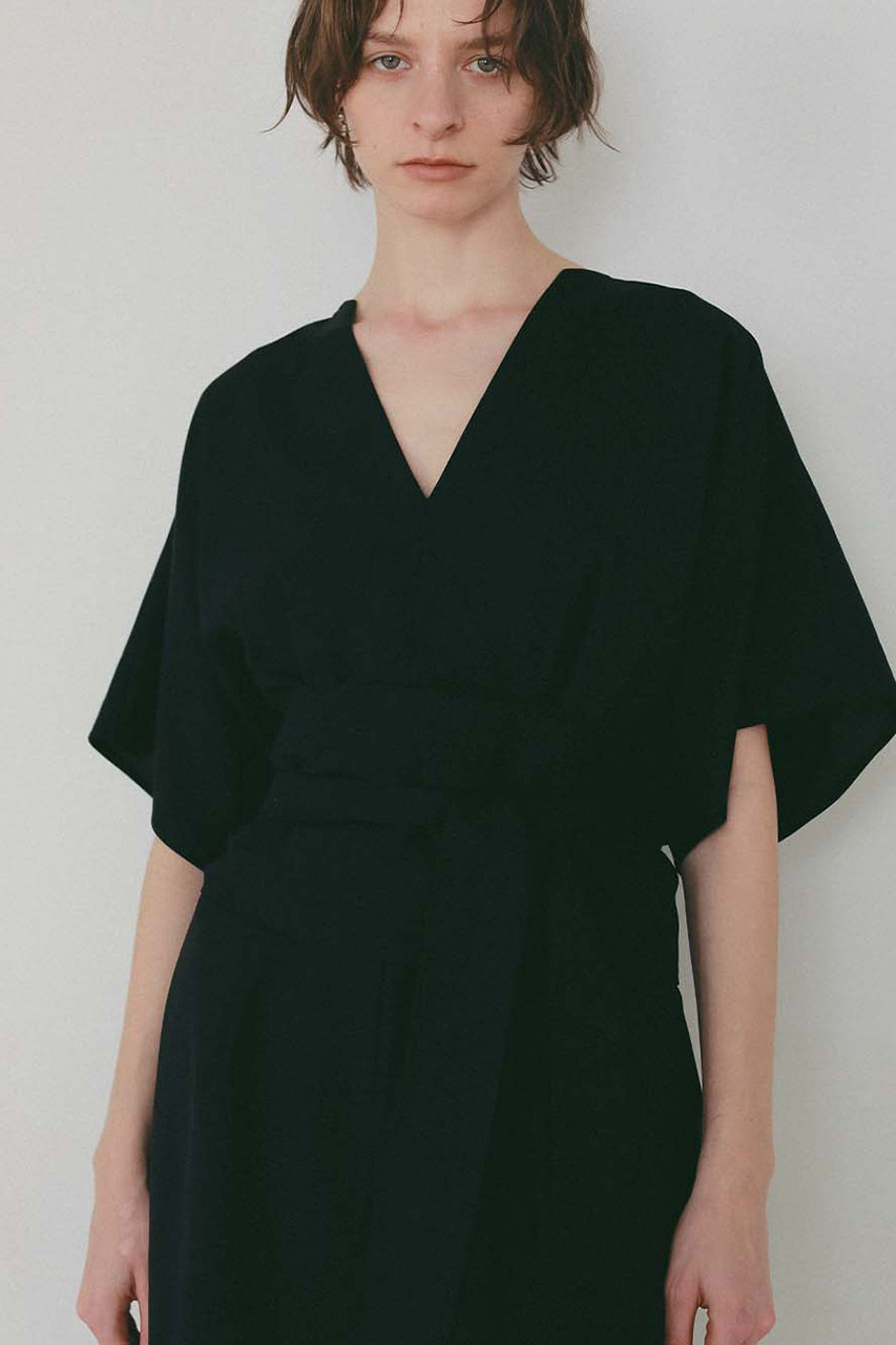 HER.(ハー)｜ウエストタックドレス/ブラック の通販｜ELLESHOP・(エル
