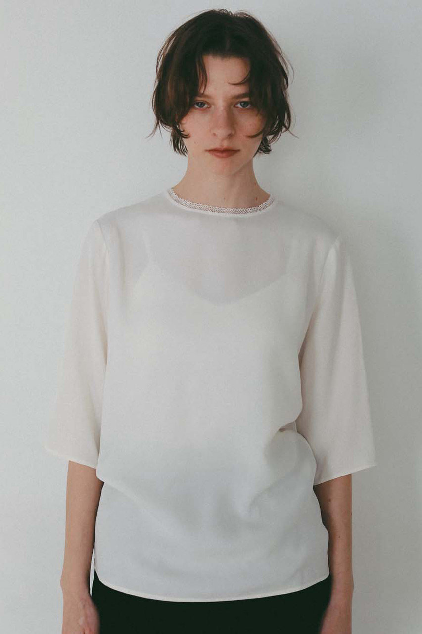 ハー/HER.のレーストリムブラウス(ホワイト/7061719)