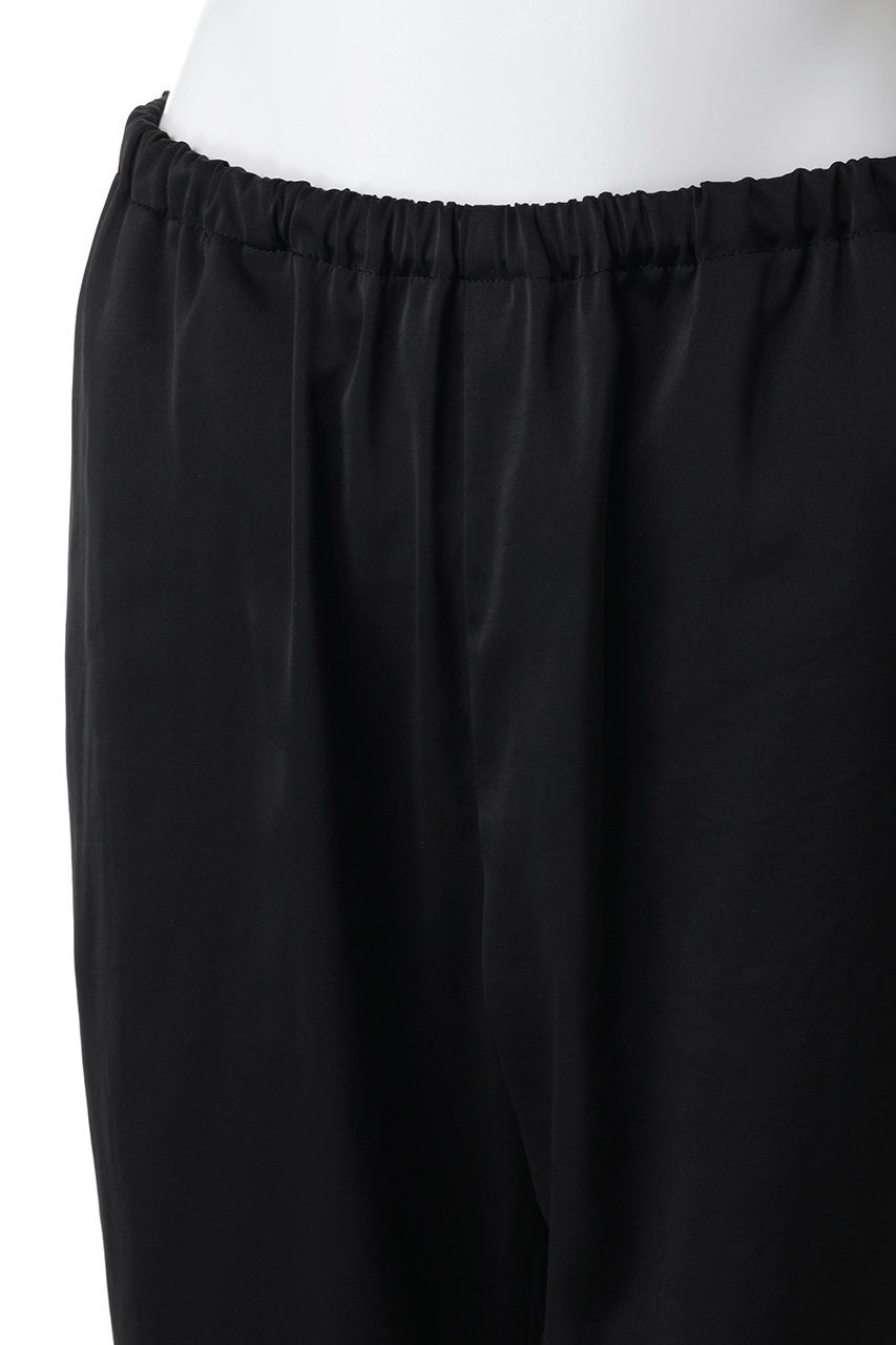 HER.(ハー)｜サテンフレアシルエットパンツ/ブラック の通販｜ELLESHOP
