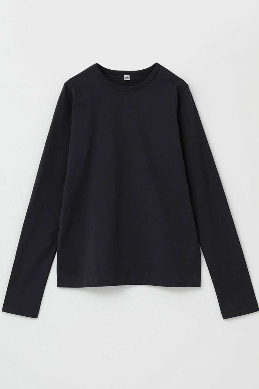 ハー/HER.のコットンクルーネックカットソー(チャコールグレー/7065600)