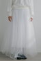 Aラインチュールスカート ハー/HER. ホワイト