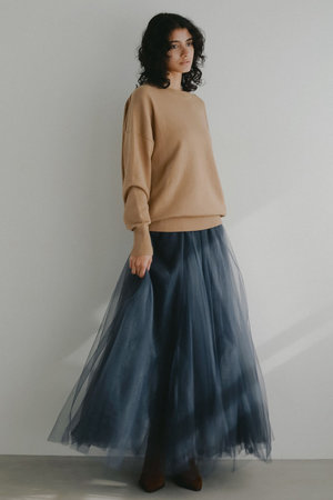 ハー/HER.のAラインチュールスカート(110700/110703)
