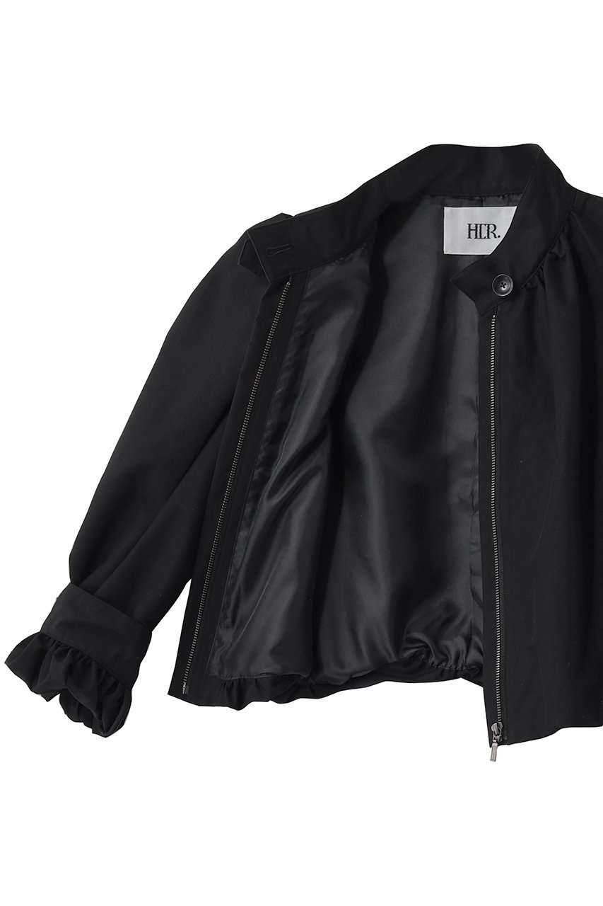 HER. ブルゾン HER.(ハー)｜パワショルブルゾン/ブラック の通販｜ELLESHOP・(エル