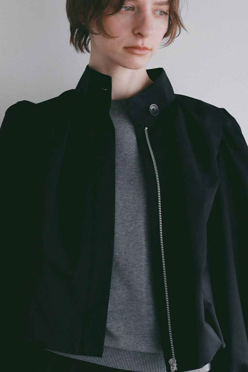 HER.(ハー)｜パワショルブルゾン/ブラック の通販｜ELLESHOP・(エル 