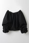 ボリュームスリーブオフショルブラウス ハー/HER. ブラック
