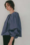 ボリュームスリーブオフショルブラウス ハー/HER. インディゴ