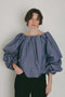 ボリュームスリーブオフショルブラウス ハー/HER.