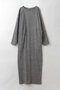 ブラウジングマキシワンピース ハー/HER. チャコールグレー