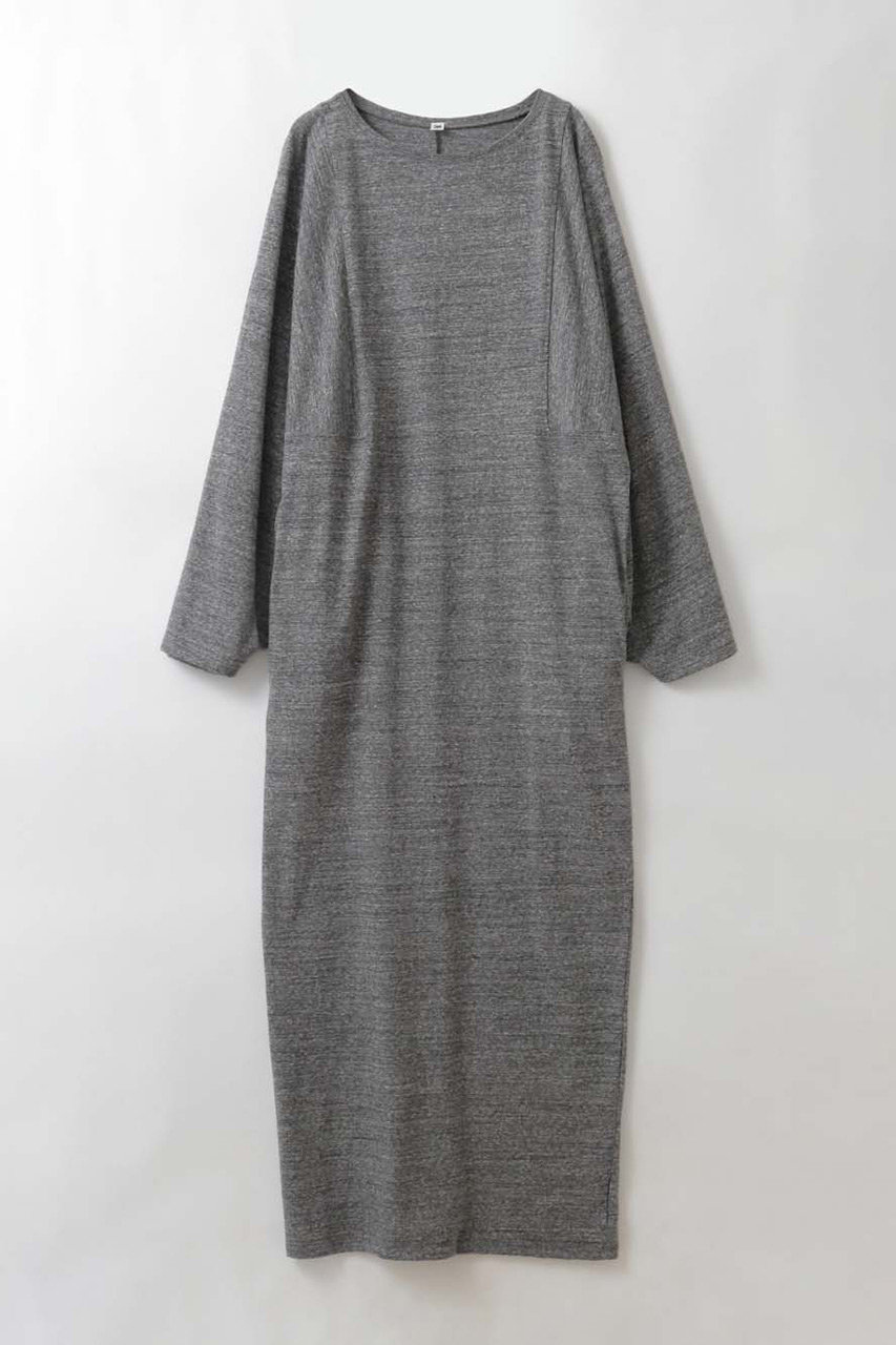 ハー/HER.のブラウジングマキシワンピース(チャコールグレー/7061203)