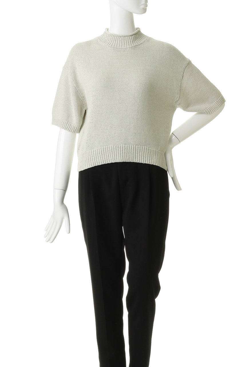 【りんご 】HER. / コットンニットプルオーバー /ブラック HER.(ハー)｜コットンニットプルオーバー/ブラック の通販｜ELLESHOP
