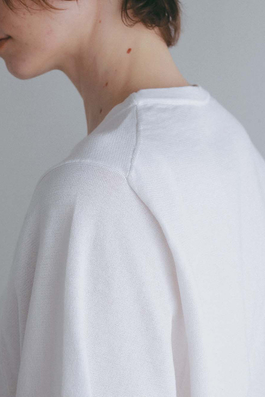 HER.(ハー)｜C／NニットTシャツ/ホワイト の通販｜ELLESHOP・(エル