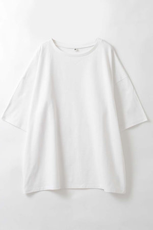 ハー/HER.の【3/26 12:00販売開始】オーバーコットンTシャツ(110100/110102)