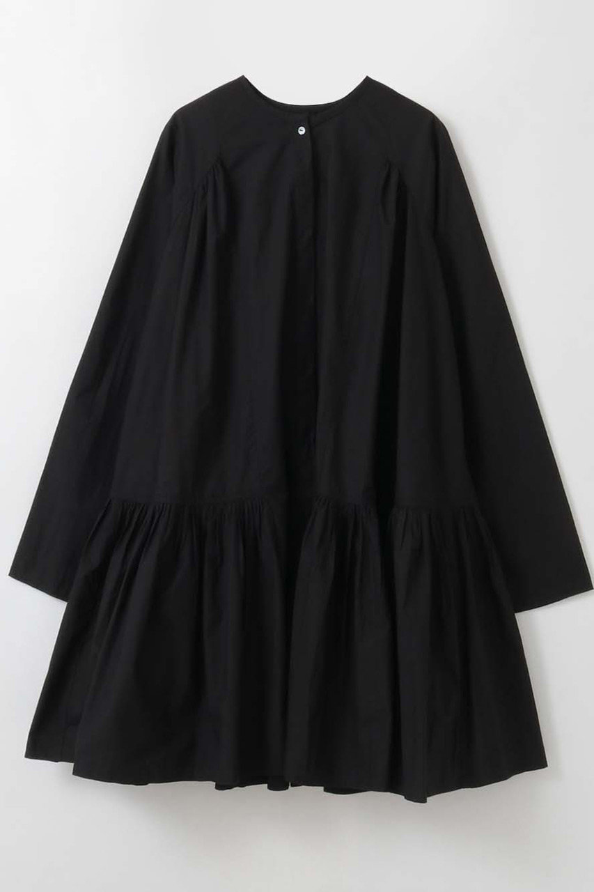 ハー/HER.の【3/26 12:00販売開始】ギャザーフレアチュニック(ブラック/7061717)