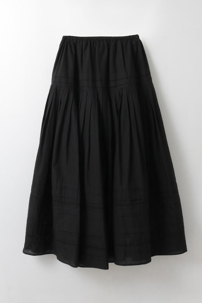 ハー/HER.の【3/26 12:00販売開始】タックティアードスカート(ブラック/7061900)