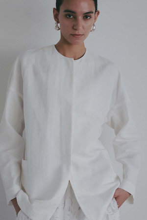 ハー/HER.の【4/2 12:00販売開始】Li/Cクルーネックジャケット(110800/110801)