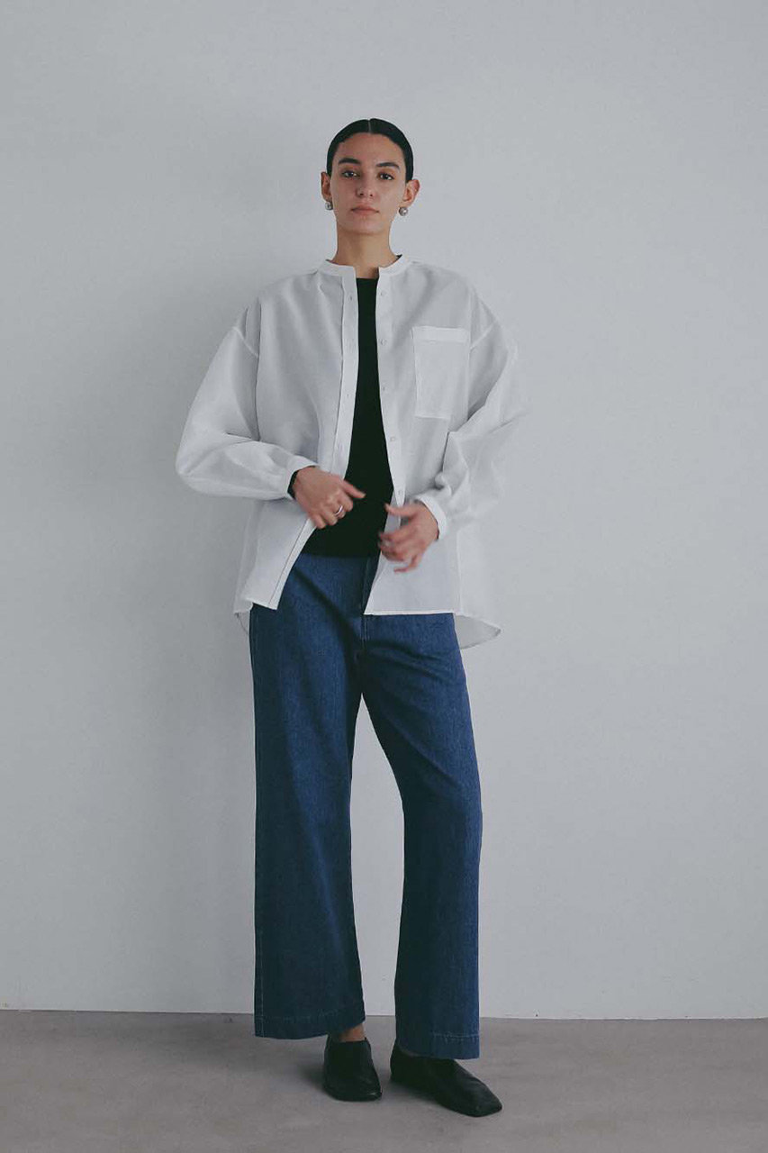 HER.(ハー)｜オーガンジーシャツ/オフホワイト の通販｜ELLESHOP