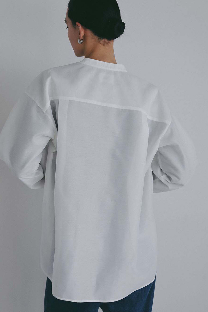 HER.(ハー)｜オーガンジーシャツ/オフホワイト の通販｜ELLESHOP