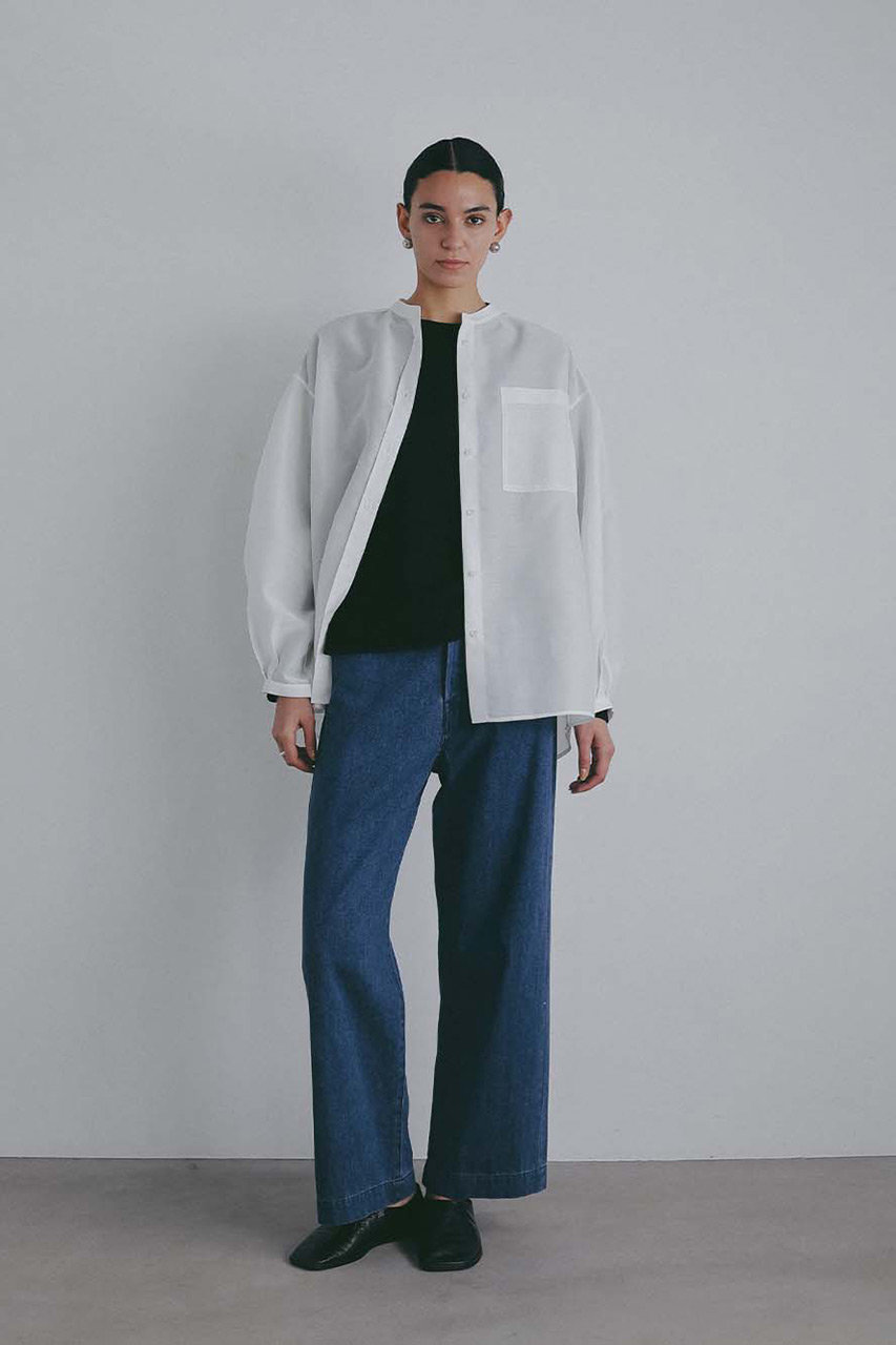 HER.(ハー)｜オーガンジーシャツ/オフホワイト の通販｜ELLESHOP
