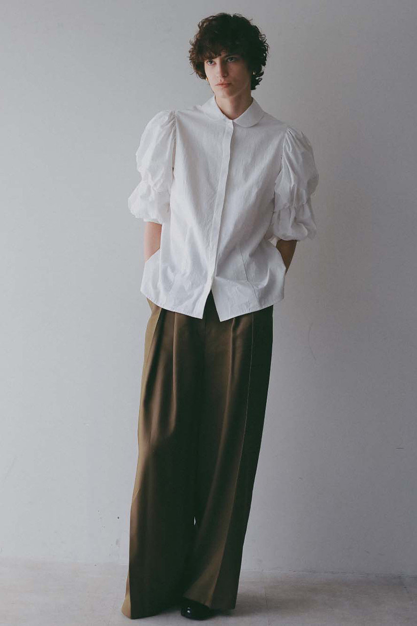 HER.(ハー)｜C/Liパフスリーブブラウス/ホワイト の通販｜ELLESHOP