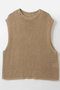 【4/9 12:00販売開始】リネンミックスローゲージベスト ハー/HER. ベージュ