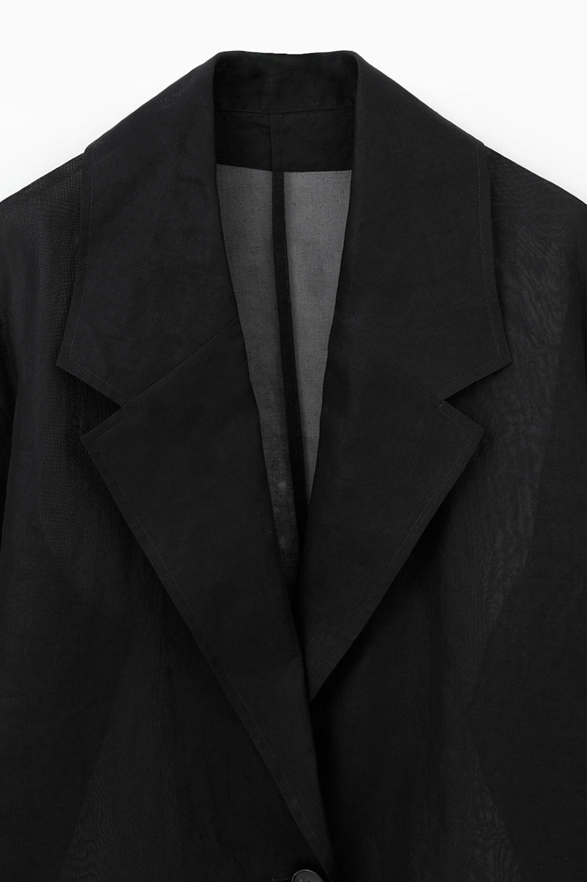 ☆【大人気】Spick＆Span シアーオーガンジージャケット ブラック F