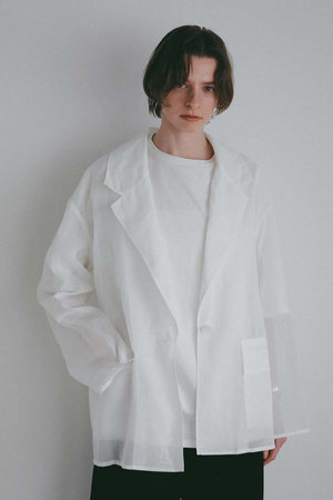 ハー/HER.の【4/23 12:00販売開始】オーガンジーシアージャケット(110800/110801)