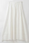 【4/23 12:00販売開始】スカラ刺しゅうギャザーフレアスカート ハー/HER. オフホワイト