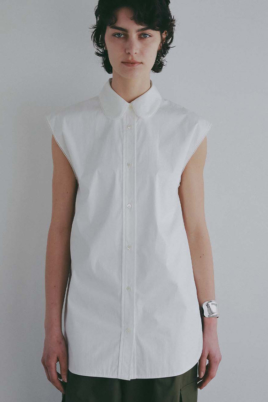 ハー/HER.の【4/30 12:00販売開始】レースラウンドカラーシャツ(ホワイト/7062709)