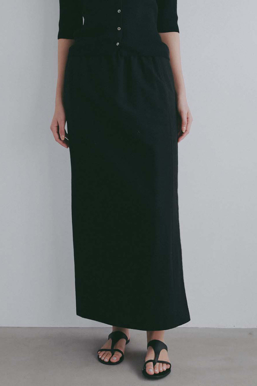 ハー/HER.の【4/30 12:00販売開始】コットンリネンサイドスリットスカート(ブラック/7062909)