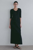 コットンリネンサイドスリットスカート