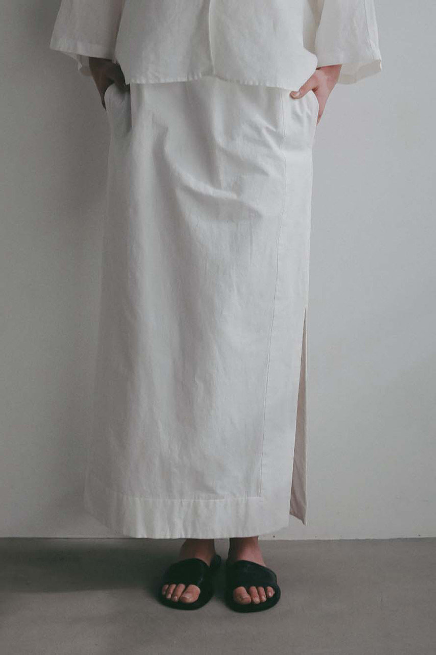 ハー/HER.の【4/30 12:00販売開始】コットンリネンサイドスリットスカート(ホワイト/7062909)