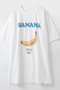 【4/23 12:00販売開始】BANANA T-shirt ハー/HER. オフホワイト