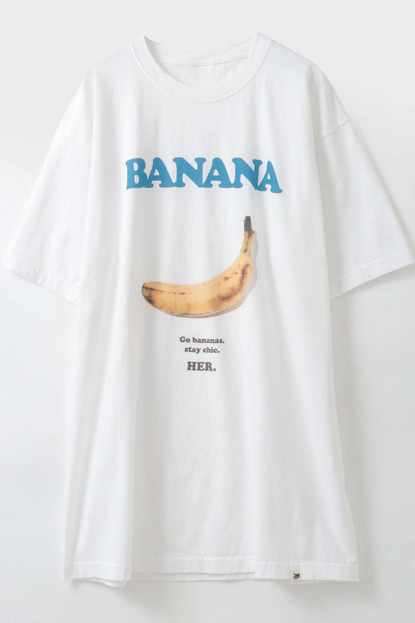 ハー/HER.の【4/23 12:00販売開始】BANANA T-shirt(オフホワイト/7062630)