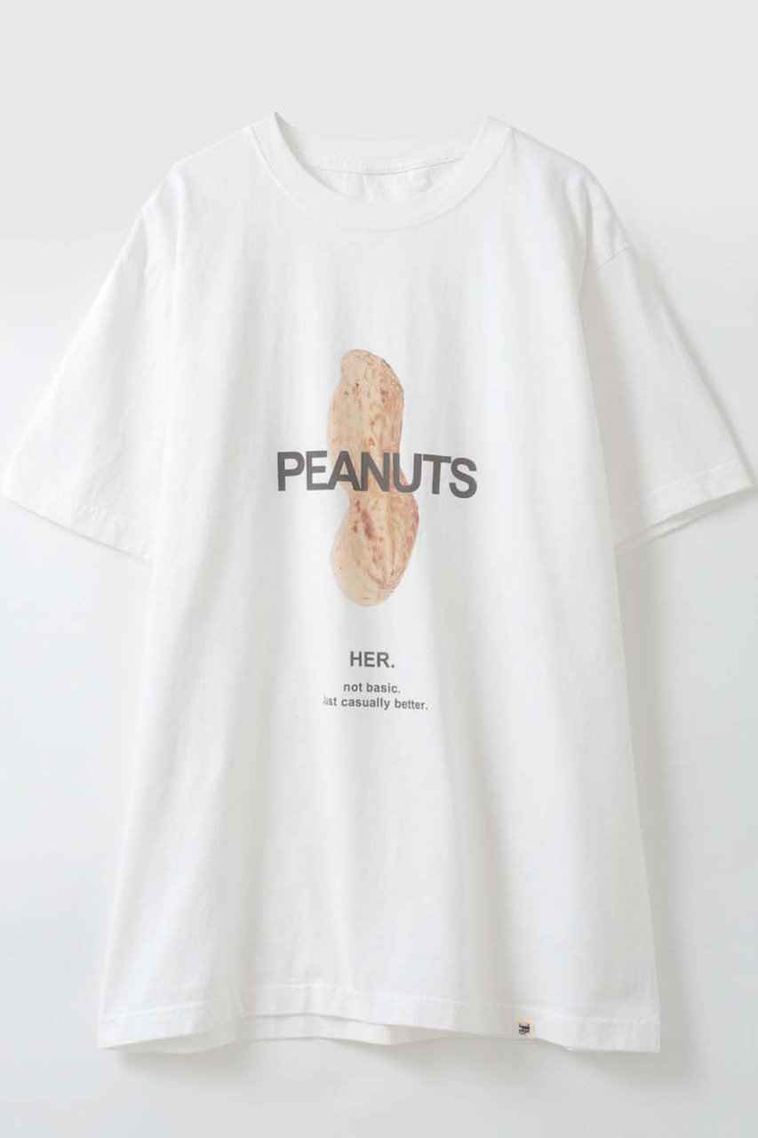 ハー/HER.の【4/23 12:00販売開始】PEANUTS T-shirt(オフホワイト/7062632)