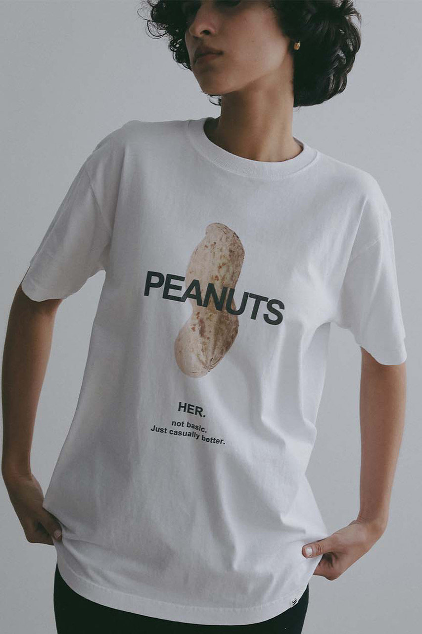 HER.(ハー)｜PEANUTS T-shirt/オフホワイト の通販｜ELLESHOP・(エル 