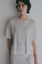 【予約販売】コットンシルクニットプルオーバー ハー/HER. ライトグレー