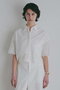 コットンレースBOXシャツ ハー/HER. ホワイト