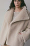 【予約販売】スタンドカラーボアコート ハー/HER.