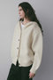 【予約販売】パワショルフーディーカーディガン ハー/HER.