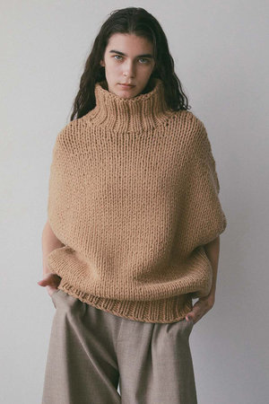 ハー/HER.の【予約販売】ハンドニットベスト(110300/110301)
